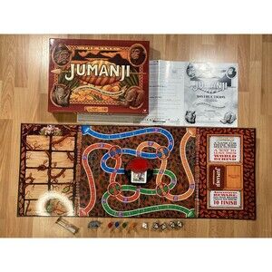 Cardinal Games JUMANJI Action Board Game ( 2017) • EUC • COMPLETE